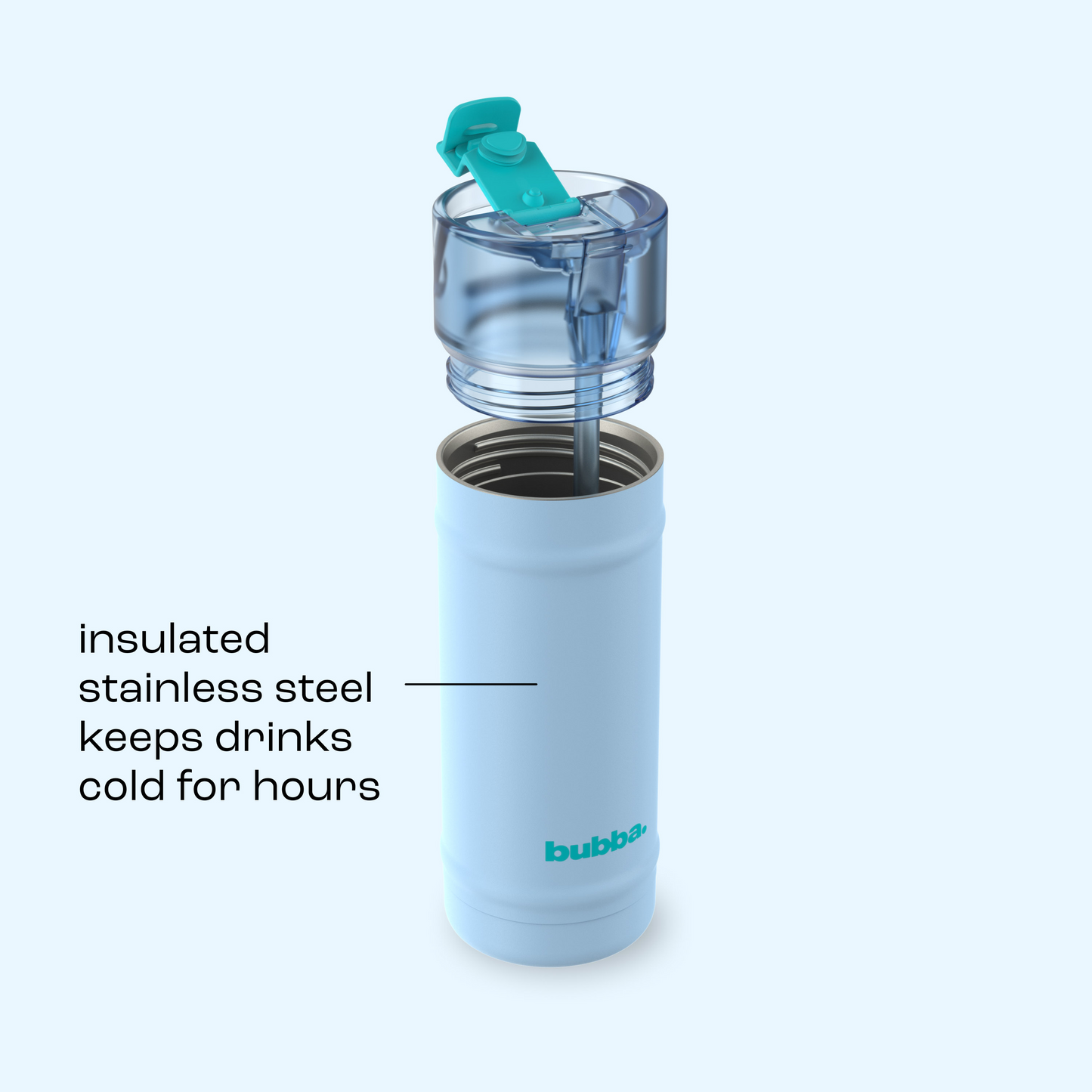 bubba 18 oz DualSip Insulated Stainless Steel Water Bottle - Daydreamin - US 1431