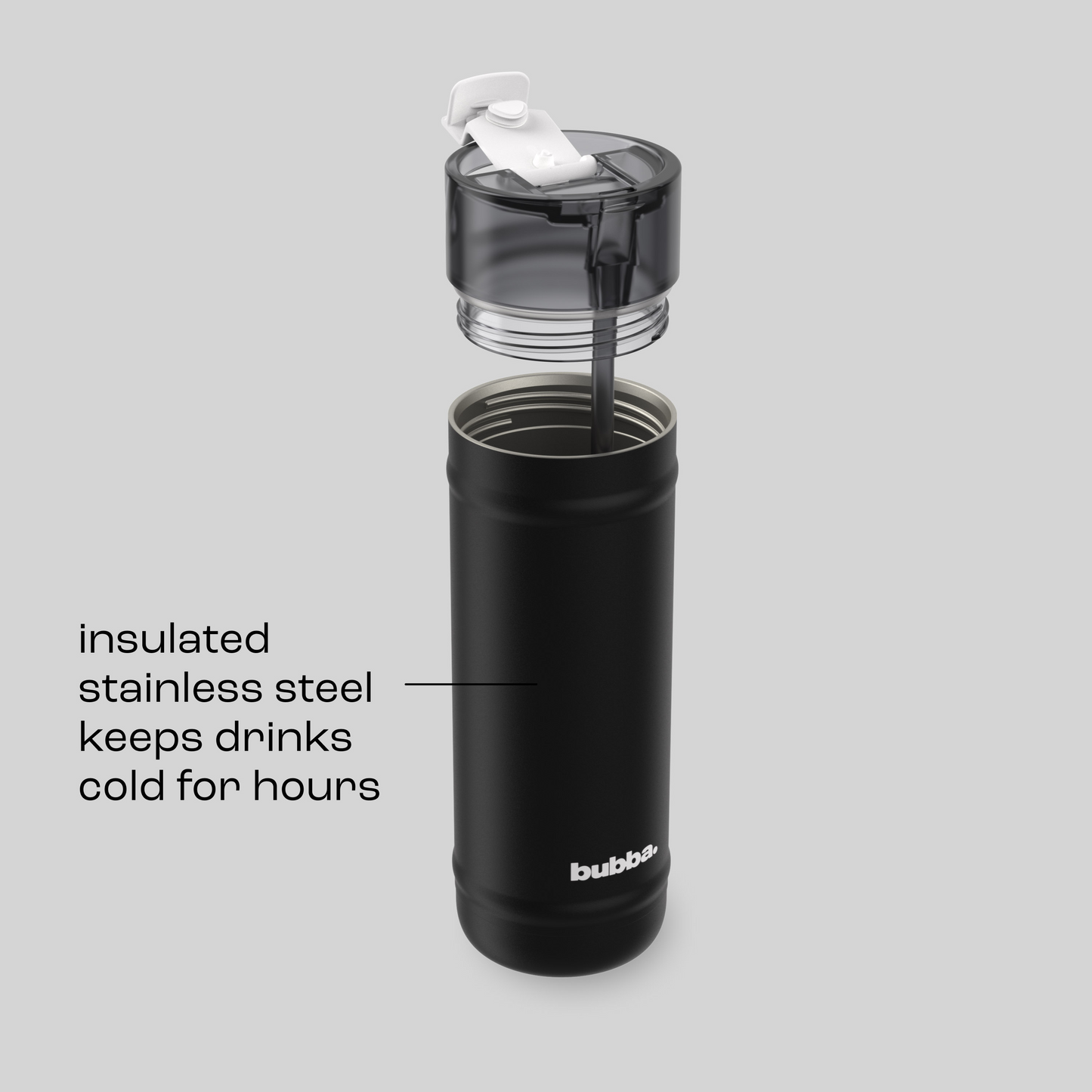 bubba 32 oz DualSip Insulated Stainless Steel Water Bottle - Office Siren - US 6077