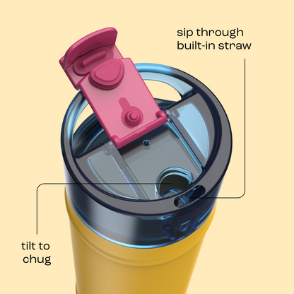 bubba 24 oz DualSip Insulated Stainless Steel Water Bottle - Spirit Week - US 3707