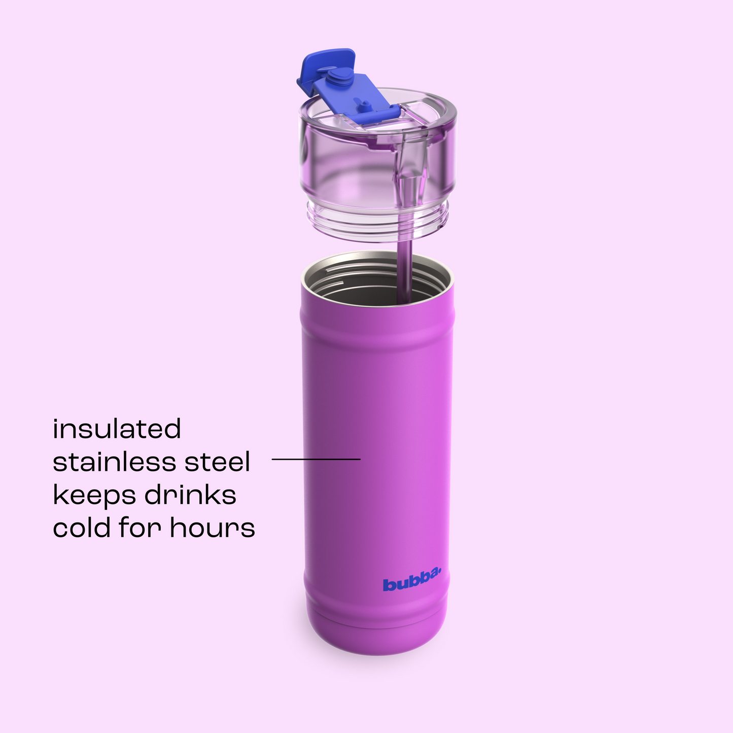 bubba 32 oz DualSip Insulated Stainless Steel Water Bottle - Mood Booster - US 3940