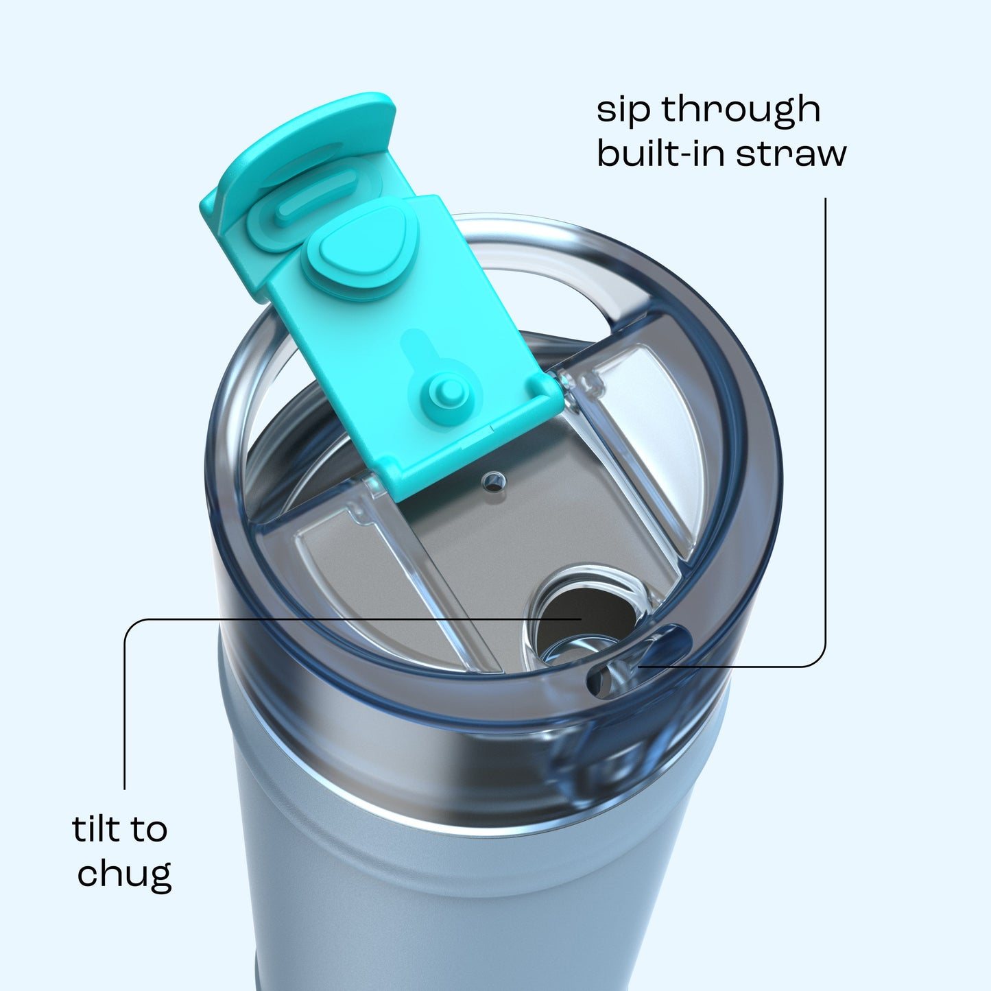 bubba 24 oz DualSip Insulated Stainless Steel Water Bottle - Daydreamin - US 7398