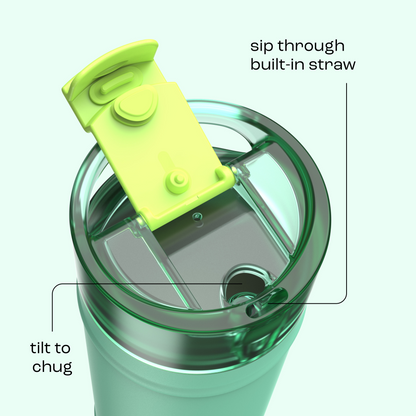 bubba 32 oz DualSip Insulated Stainless Steel Water Bottle - Tropical Eclipse - US 9073