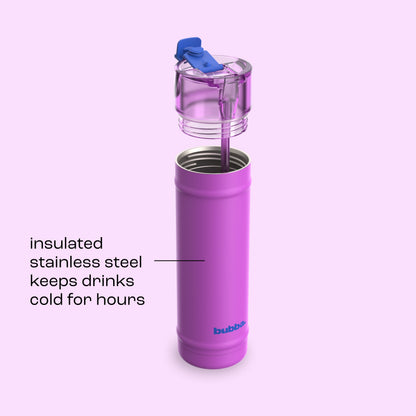 bubba 24 oz DualSip Insulated Stainless Steel Water Bottle - Mood Booster - US 8217