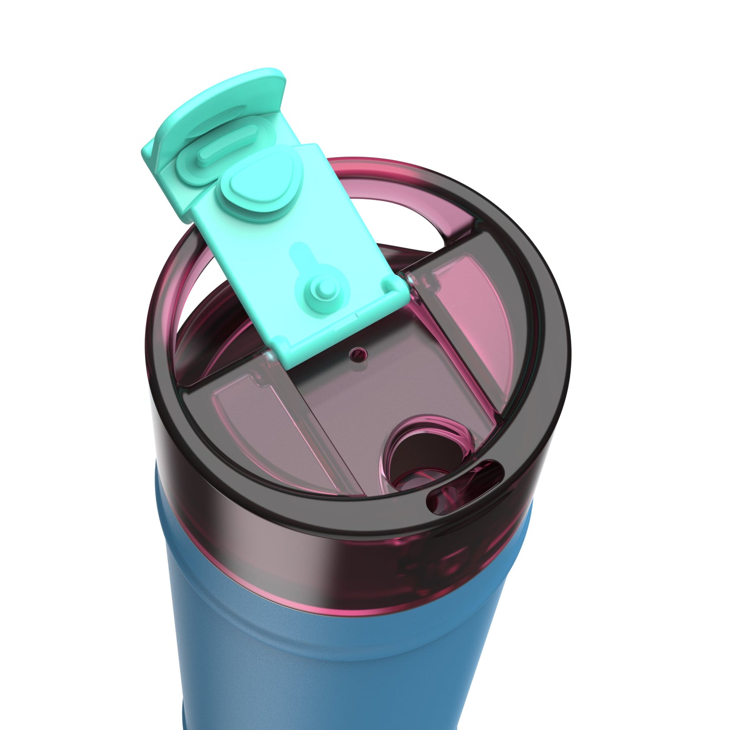 bubba 24 oz DualSip Insulated Stainless Steel Water Bottle - Blue Ribbon - US 8880
