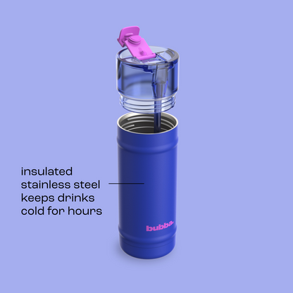 bubba 18 oz DualSip Insulated Stainless Steel Water Bottle - Ocean Energy - US 3642