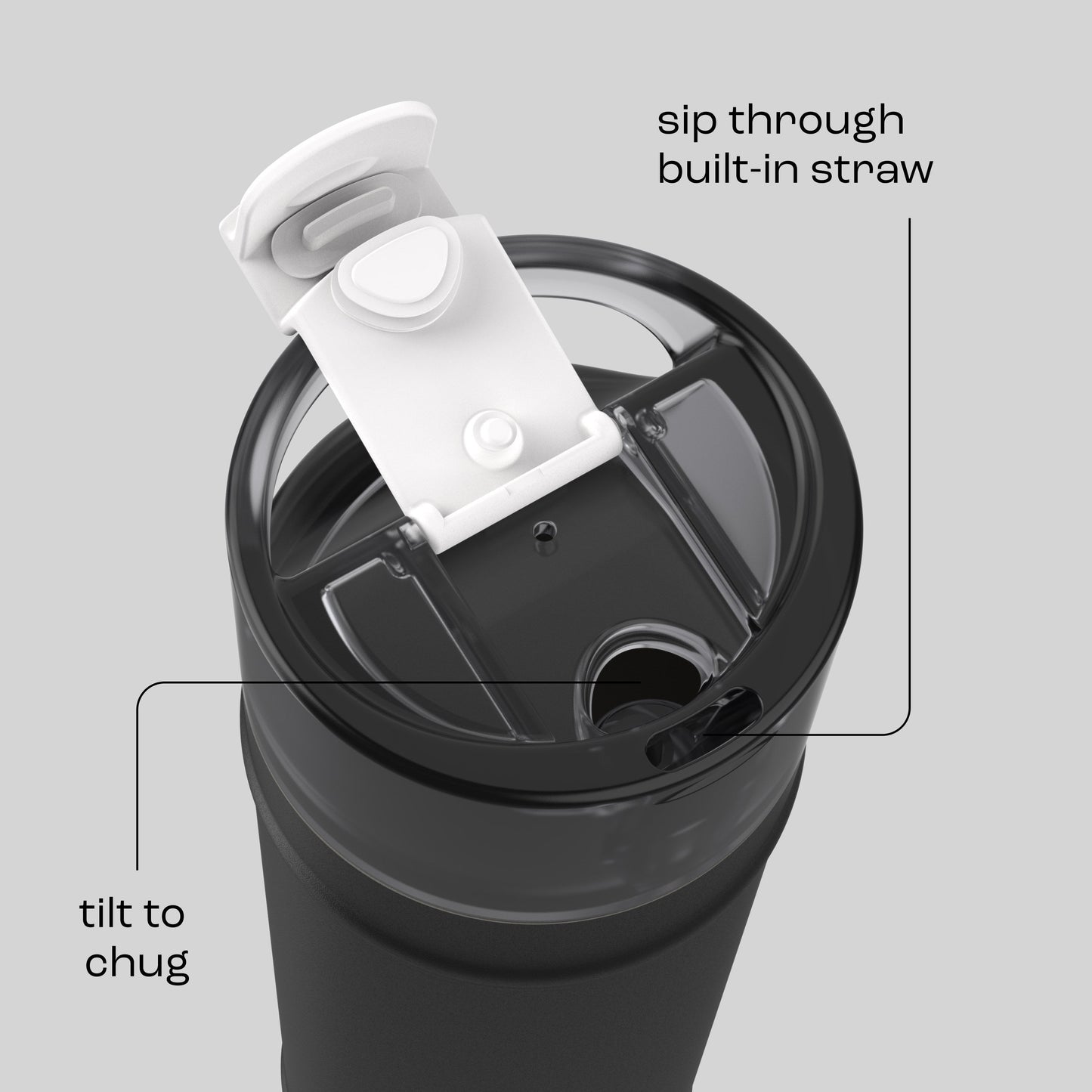 bubba 24 oz DualSip Insulated Stainless Steel Water Bottle - Office Siren - US 5825