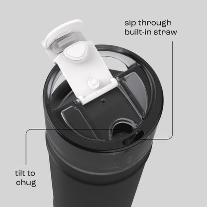 bubba 24 oz DualSip Insulated Stainless Steel Water Bottle - Office Siren - US 5825