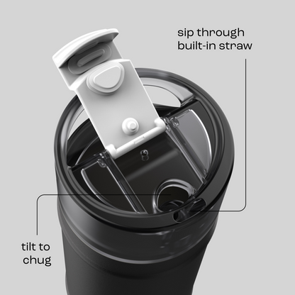 bubba 18 oz DualSip Insulated Stainless Steel Water Bottle -  Office Siren - US 2631
