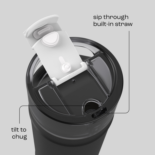 bubba 32 oz DualSip Insulated Stainless Steel Water Bottle - Office Siren - US 6077
