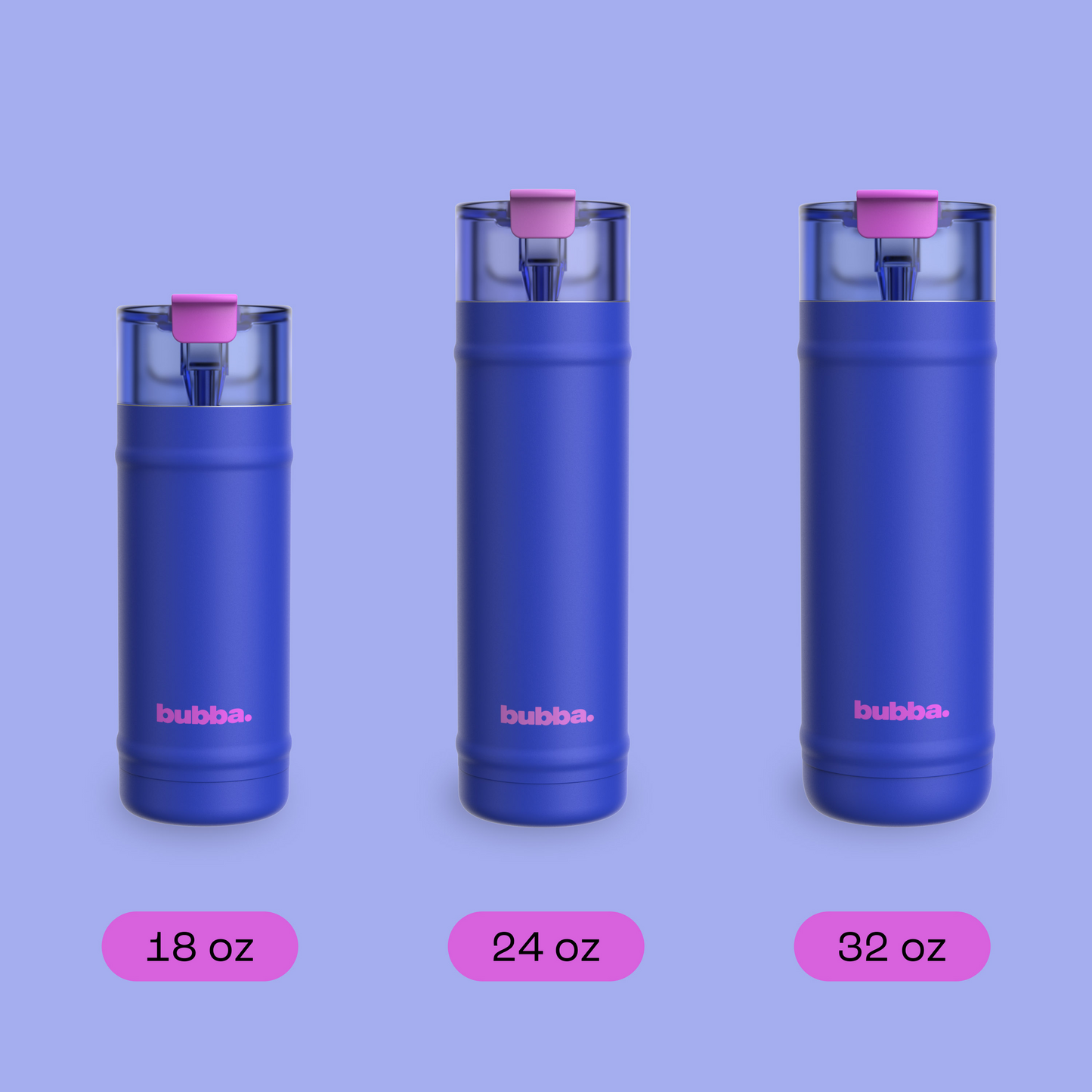 bubba 18 oz DualSip Insulated Stainless Steel Water Bottle - Ocean Energy - US 3642