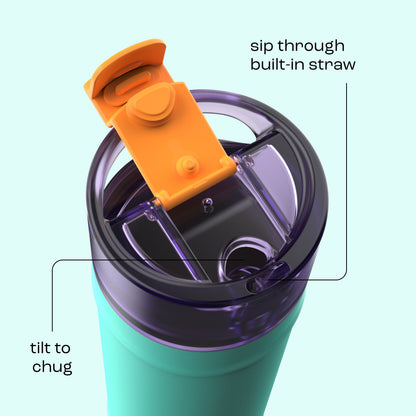 bubba 24 oz DualSip Insulated Stainless Steel Water Bottle -  Field Trip - US 6846