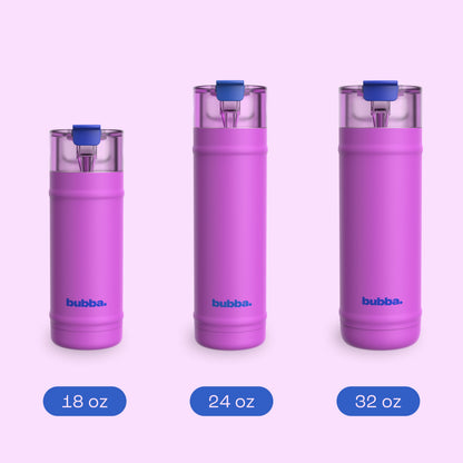 bubba 24 oz DualSip Insulated Stainless Steel Water Bottle - Mood Booster - US 8217